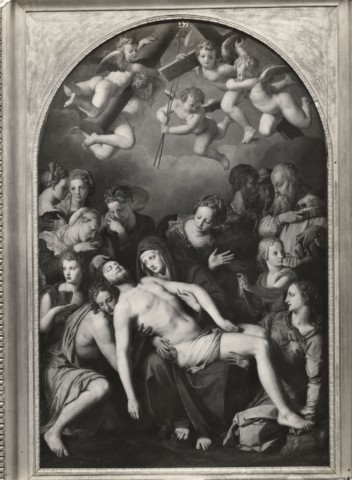 Bulloz — Agnolo di Cosimo - sec. XVI - Compianto sul Cristo morto — insieme